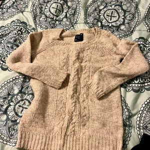American eagle beige medium sweater